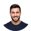 man smiling to camera